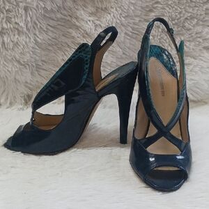 Nicholas Kirkwood Blue Stiletto Heels